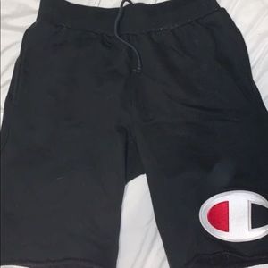 black champion shorts
